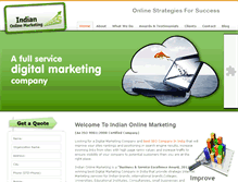 Tablet Screenshot of indianonlinemarketing.com